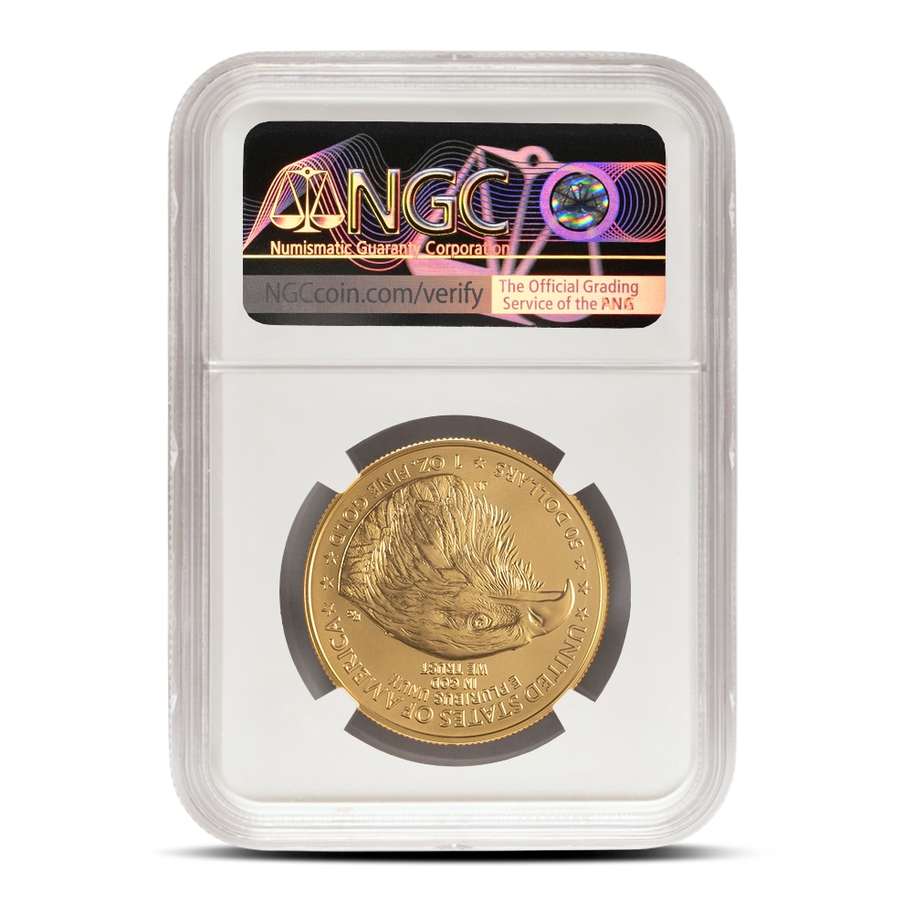 1 oz American Gold Eagle Coin MS70 (Random Year, Label, PCGS or NGC) - Picture 2 of 2