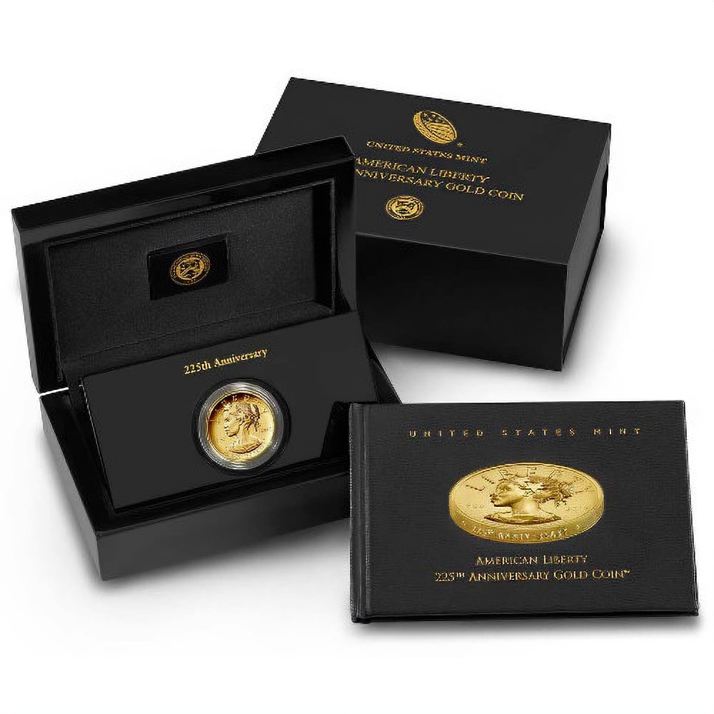 2017-W 1 oz High Relief 225th Anniversary American Liberty Gold