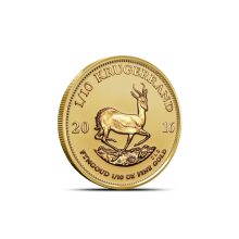 1/10 oz South African Gold Krugerrand Coin (Random Year)