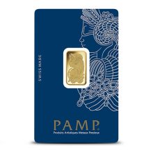 5 Gram PAMP Suisse Fortuna Veriscan Gold Bar (New w Assay)