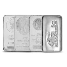 5 oz Silver Bars - Secondary Market (Random Assorted)