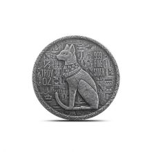 1/2 oz Monarch Egyptian Silver Round (Cat Goddess Bastet)