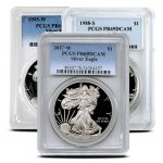 1 oz Proof American Silver Eagle Coin PR/PF69 Random Year, Varied Label, PCGS or NGC