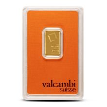 5 Gram Valcambi Gold Bar (New w Assay)