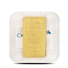 10 oz Credit Suisse Gold Bar (New w Assay)