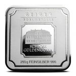 250 Gram Geiger Square Silver Bar (New)