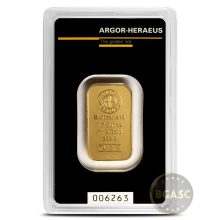 1/2 oz Argor Heraeus Gold Bar (New in Assay)