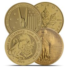 1/4 oz Gold Coin (Random Year, Varied Condition, Any Mint)