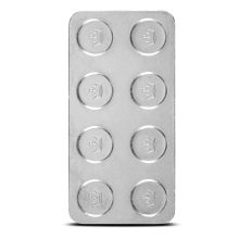 10 oz Monarch Building Block Silver Bar (New)
