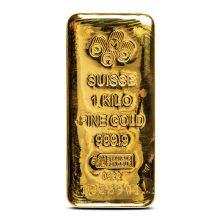 1 Kilo PAMP Suisse Cast Gold Bar (New)