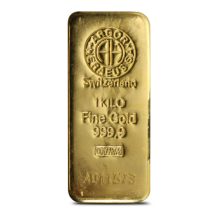 1 Kilo Argor Heraeus Gold Bar (New w Assay)