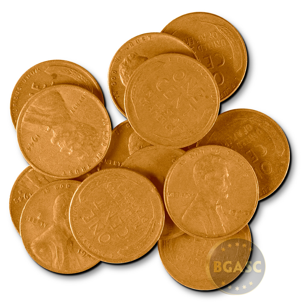 Wheat Pennies 1 Pound Mixed Bag l BGASC™