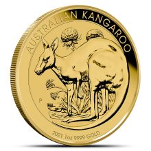 2021 1 oz Australian Gold Kangaroo Coin (BU)