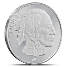 1 oz Asahi Buffalo Silver Round (New)