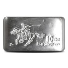 10 oz SilverTowne Pony Silver Bar (New)