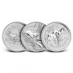 1 oz Australian Silver Lunar Coin (Random Year, Varied Design)