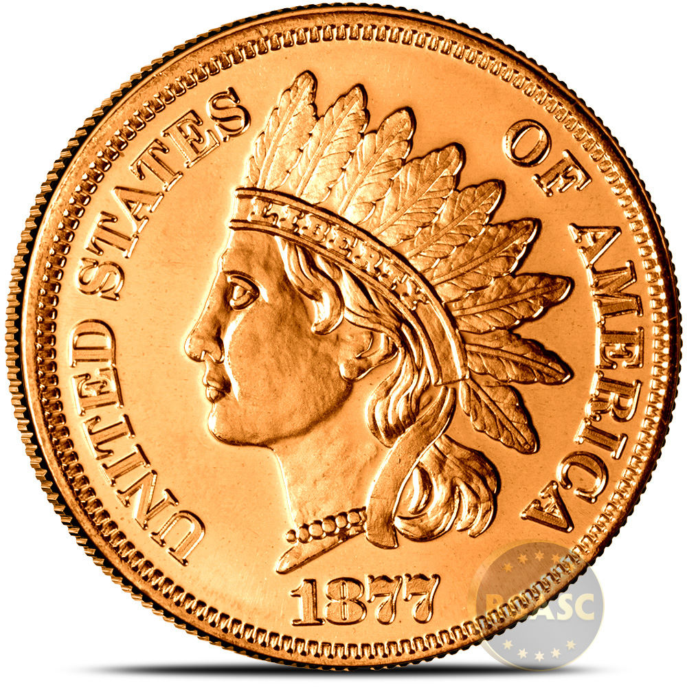 1 oz Indian Head Penny Copper Round (New) l BGASC™
