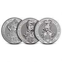 英国銀貨】The Queen's Beasts グリフィン2oz ピエフォ銀貨 Buy 2 oz