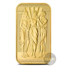 1 oz Great Britain The Great Engravers Collection Three Graces Gold Bar (New Assay)