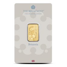 5 Gram British Gold Britannia Bar (New w Assay)