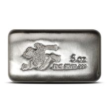 5 oz SilverTowne Pony Silver Bar (New)