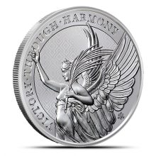 2022 5 oz St. Helena Silver Queen’s Virtues Victory Coin (BU)