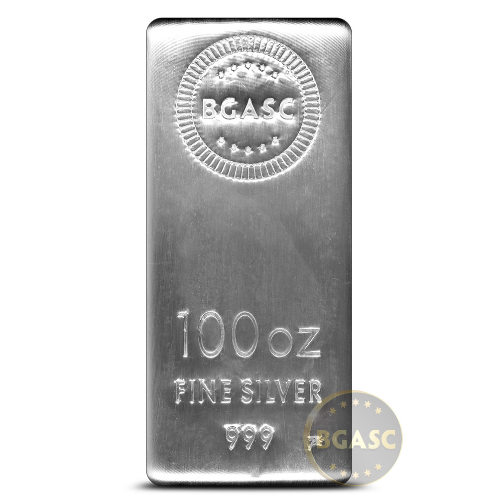 100 oz BGASC Silver Bar (New) l BGASC™