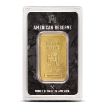 1 oz American Reserve Gold Bar (New w Assay)