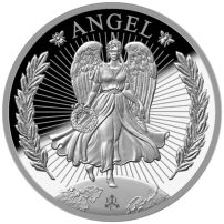 2022 1 oz St. Helena Silver Queen's Virtues Truth Coin (BU) l BGASC™