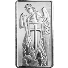 10 oz Scottsdale Archangel Michael Silver Bar (New)