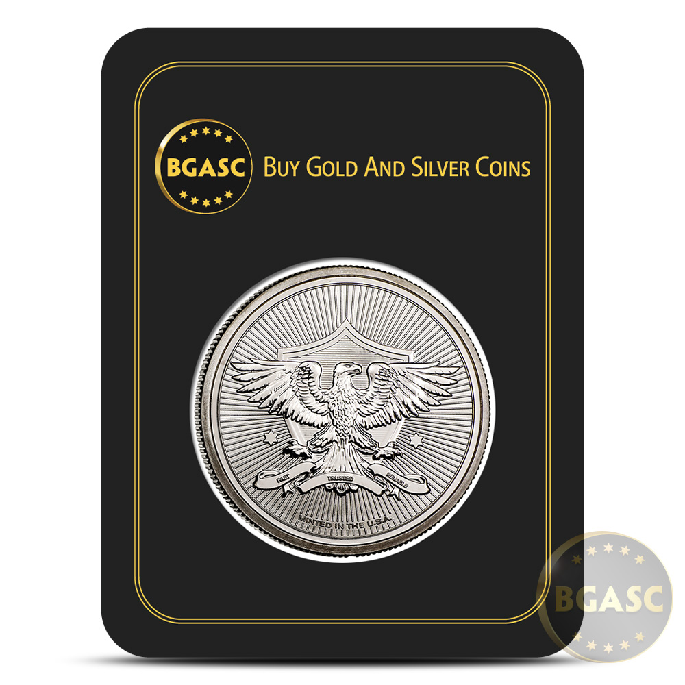 1 Oz Bgasc Silver Round New Bgasc Card L Bgasc™