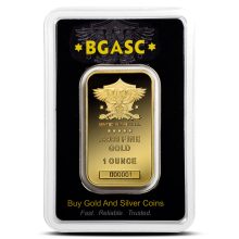 1 oz BGASC Gold Bar (New)