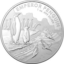 2023 1 oz Royal Australian Mint Silver Emperor Penguin Coin (BU)