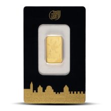 5 Gram The Holy Land Mint Gold Bar (New w Assay)