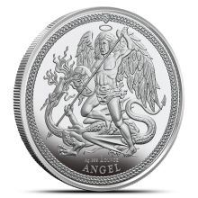 2025 1 oz Isle of Man Silver Angel Coin (BU)