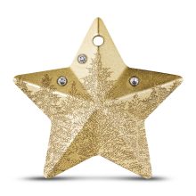 2025 1 oz Cook Islands Silver Holiday Ornaments Winter Forest Coin (Gilded)