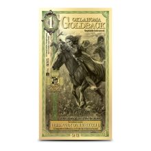 1 Oklahoma Goldback Gold Note (New)