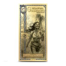 5 Oklahoma Goldback Gold Note (New)