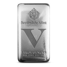 5 oz Scottsdale Silver Imperium Collection V5 Bar (New)