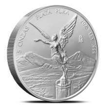 2025 5 oz Mexican Silver Libertad Coin (BU)