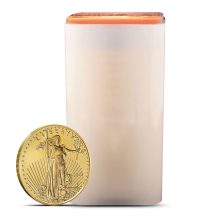 2026 1 oz American Gold Eagle Tube (20 Coins, BU)