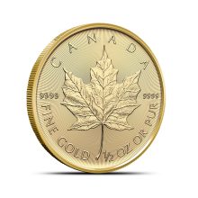 2026 1/2 oz Canadian Gold Maple Leaf Coin (BU)