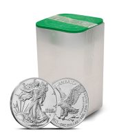 2022 1 oz American Silver Eagle Tube (20 Coins, BU) l BGASC™
