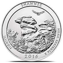 2016 5 oz ATB Shawnee National Forest Silver Coin