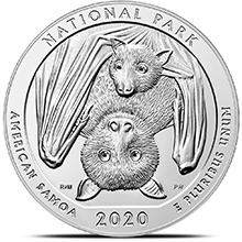 2020 5 oz ATB National Park of American Samoa Silver Coin