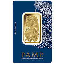 1 oz PAMP Suisse Lady Fortuna Veriscan Gold Bar (Secondary Market w Assay)