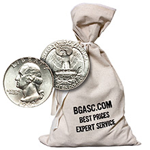 90% Silver Washington Quarters ($500 FV, Circulated)