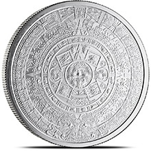 2 oz Aztec Calendar Silver Round