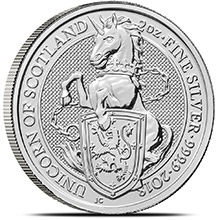 2017 2 oz British Silver Queen's Beast Red Dragon Coin l BGASC™