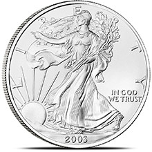 2003 1 oz American Silver Eagle Coin